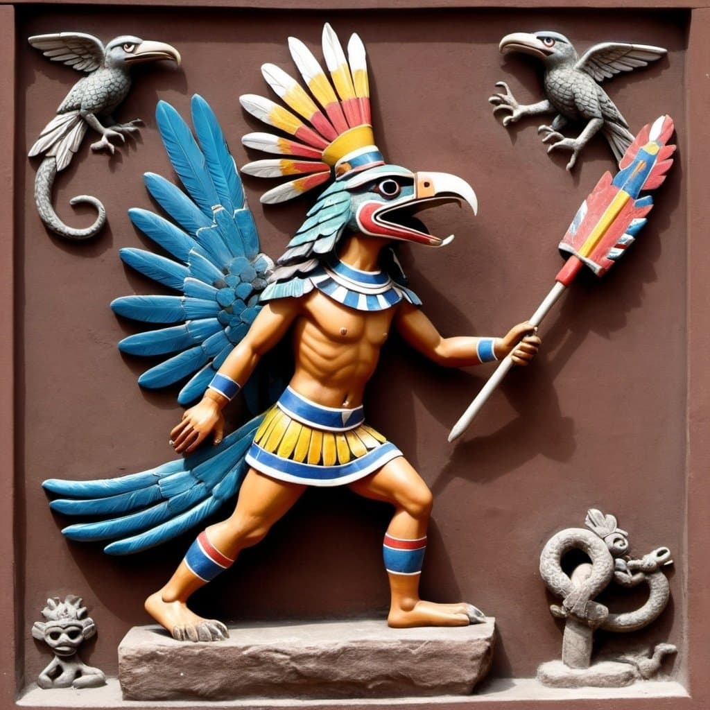 Huitzilopochtli was a bad ass.